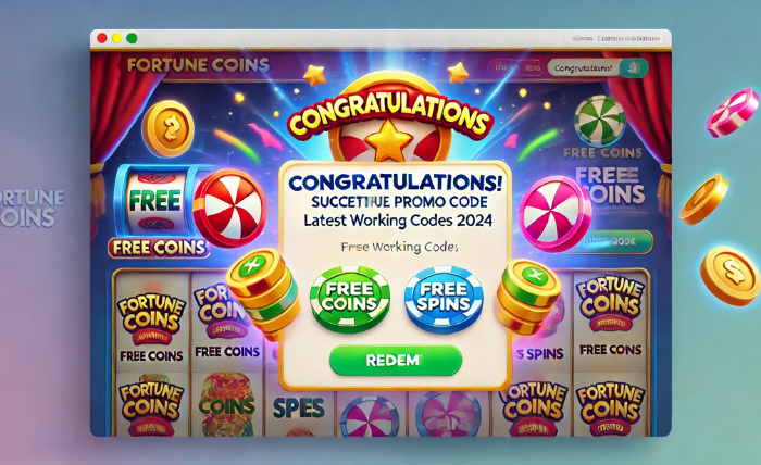 Fortune Coins Promo Code Latest Working Codes 2024