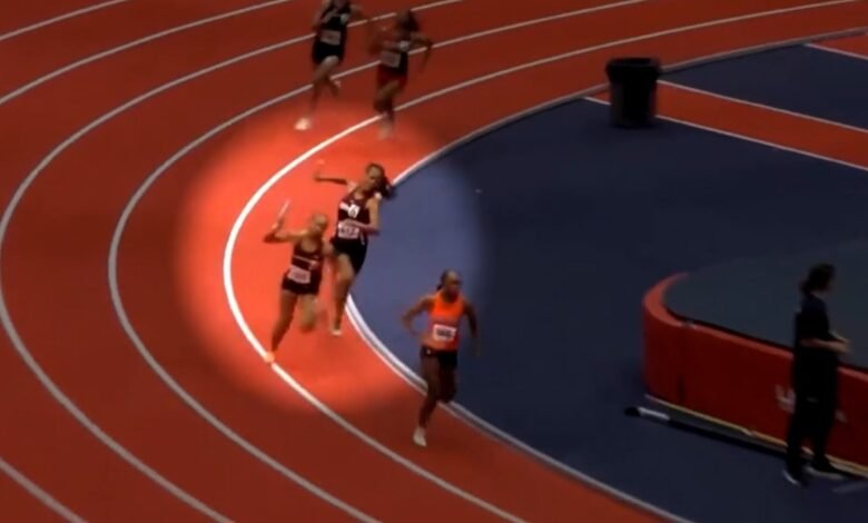 High school runner that hit the opponent in the head with baton assault and battery charge