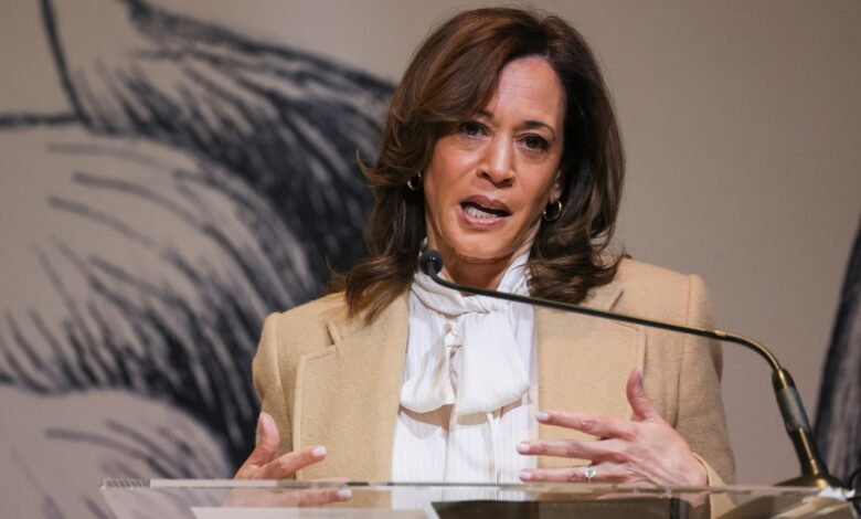 Kamala Harris returns to the attention center when Trump celebrates her first 100 days