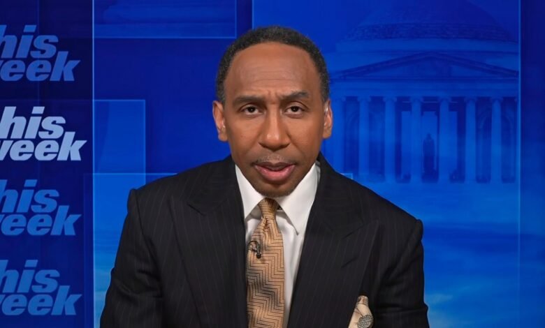 Stephen A. Smith says that "you have no choice", but to consider a career for the president
